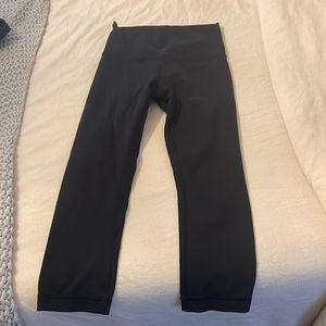 Black Align Lululemon Capris